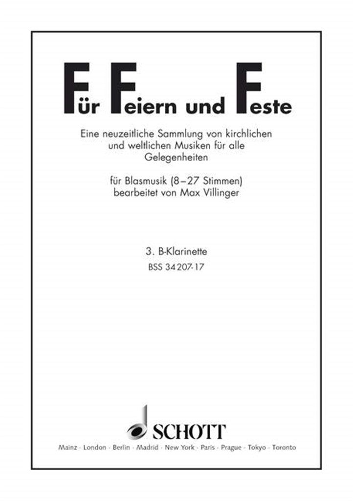 Fur Feiern und Feste
